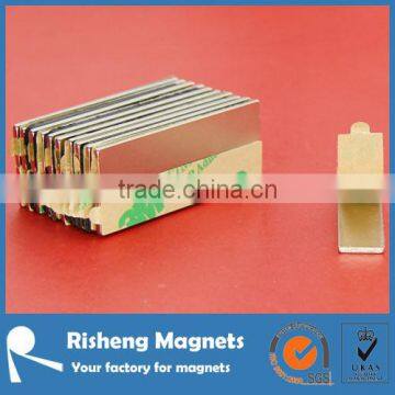 magnet china N pole or S pole optional self adhesive neo magnet