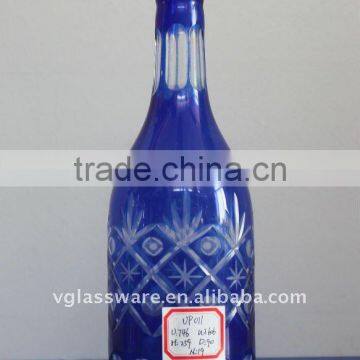 Vista Blue glass bottle