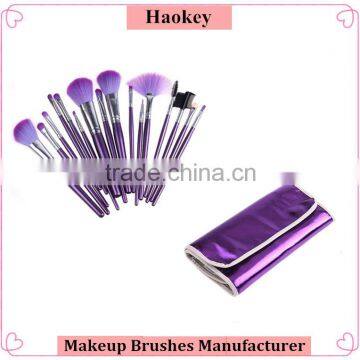 Light Purple 16 pcs makeup Brush with custom logo Make Up Brush Set