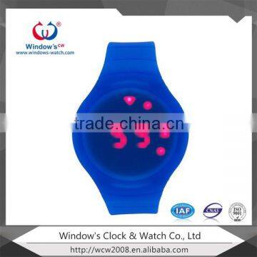 wholesales cheap led watch with light silicone strap