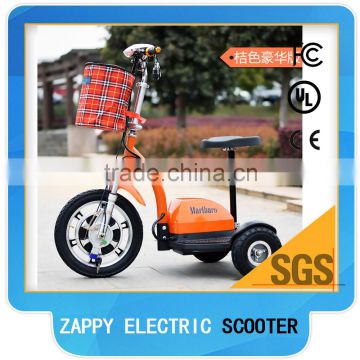 Electric scooter 3 wheel zappy electric scooter for old people