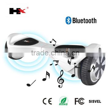 New chrome colored scooters 6.5 inch electric balance board with bluetooth Samsung battery 2 wheel smart balance hover board