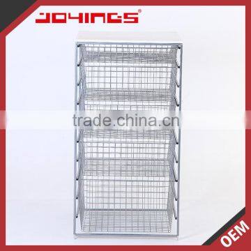 Stackable Storage Wire Mesh Basket and Popular Assemble Adjustable Storage Baskets photo-2