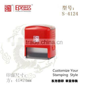 High Quality Size 41*24mm Epress Best Price Speed Rubber Self Inking Stamp