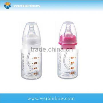 funny plastic baby feeding bottle