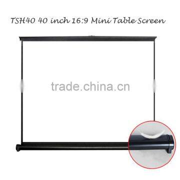 TSH40 Portable Matte White 40 inch 16:9 Table Projection screen Projector Screen Indoor or Outdoor