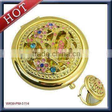 Cute and Fashion Thin Metal Makeup Mirror photo-3