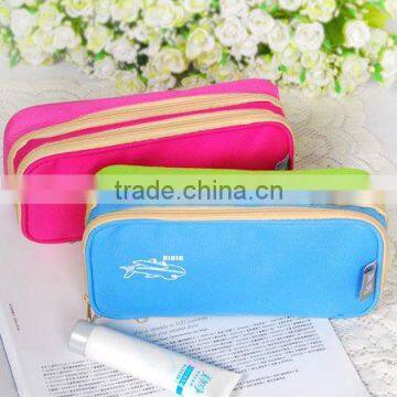 Multi-function Travel Bag,canvas Two Colors Wash Bag,21*7*10cm OPP Cosmetic Bag photo-2