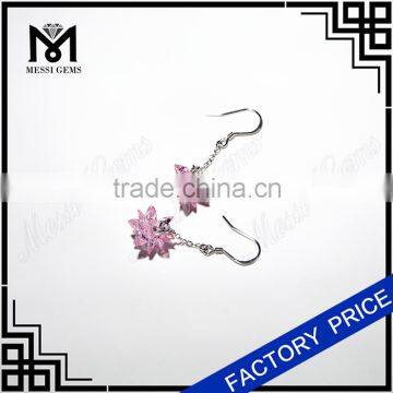 maquise flowers cubic zirconia earrings drop earring from Messi Gems