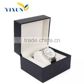 Retail cheap high end gift paper watch box with logo hot stamping logo