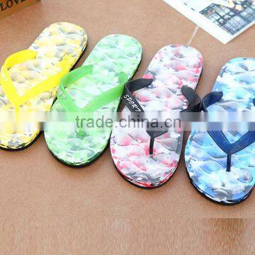 2015 Summer hot sale massage filp flops beach slippers wholesale