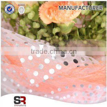 star and moon printing wholesale printed packaging organza fabric