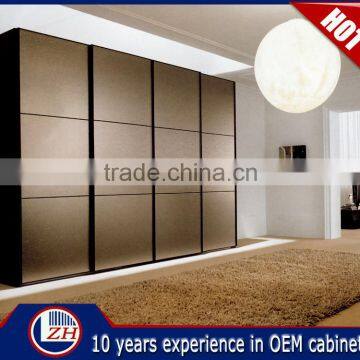 High Quality Double Color Wooden Wardrobe Design Furniture Bedroom