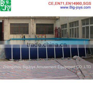 Cheap Price Above Ground Swimming Pool,rectangular Metal Frame Pool photo-2