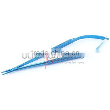 Titanium Jacobson Needle Holder with lock, Titanium Instruments, Ophthalmic Instruments Manufacturer