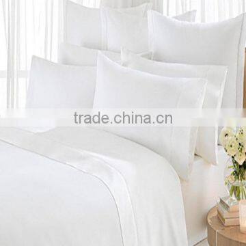 Luxury White Hotel Bedding Set 60S'*60S' T 330 Sateen Bedding Linen