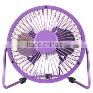 High powerful USB metal table desk personal mini fan with good price