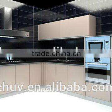 UV Glossy MDF Doors Kitchen Cabinet