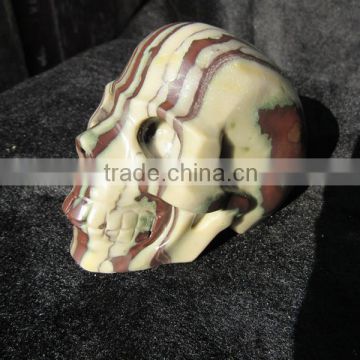 Top quality cool stone crystal skull ,home decor crystal skull