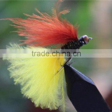 Red&Yellow Body Humongous Streamers Fly Fishing Flies Lures