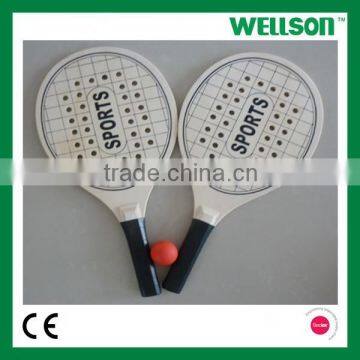 Customized original color beach racket set