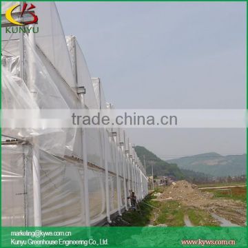 Sawtooth type plastic film greenhouse corrugated plastic greenhouse panels