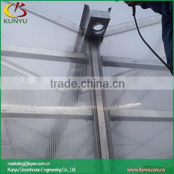 Venlo roof type poly carbonate greenhouse small greenhouses