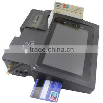 Multiple Payment Financial Tablet PC Terminal with Bar Code Scanning