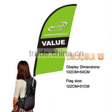 backpack feather banner/human banner/same frame-4 flag shapes