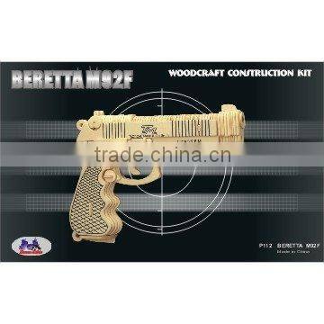 Wooden toy BERETTA M92F