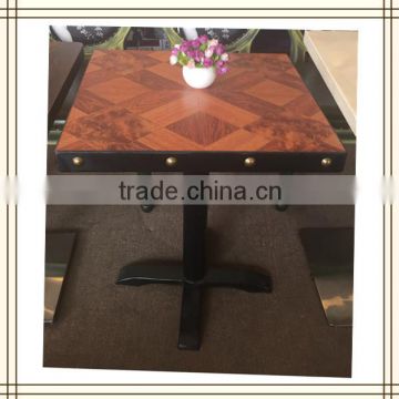 Manufactuer square modern wooden coffee table (F083)