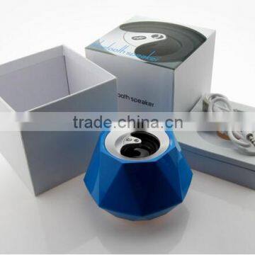 Diamond shaped stereo bluetooth speaker with microphone portable mini speaker