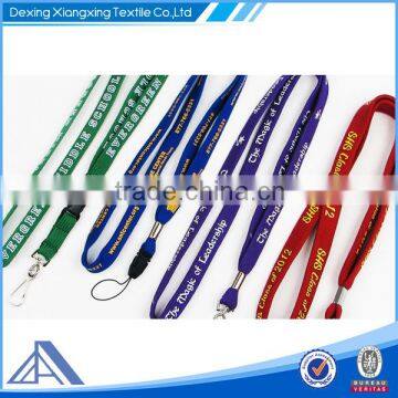 New Products on China Market Cheap Custom Lanyard No Minimum Order With Any Hook