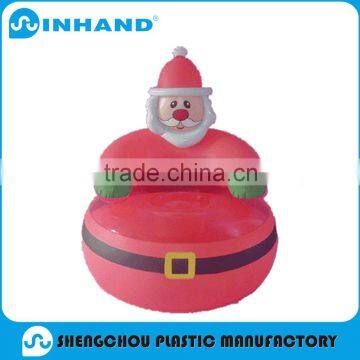 25x25x29 inch santa inflatable kid pvc sofa for Christmas