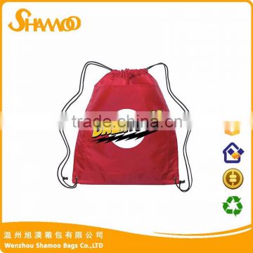 customized polyester drawstring bag backpack