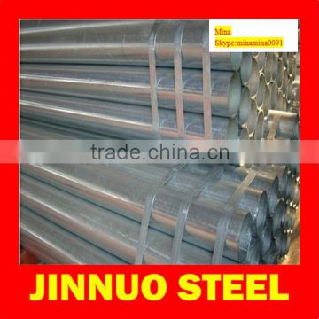 Hot dipped galvanized round steel pipe plain end price