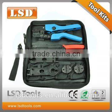 LSD AN-K2546B Good quality MC4 solar connector crimping tool kits, solar cable crimping tool box, used for 2.5~6mm2 solar wire.