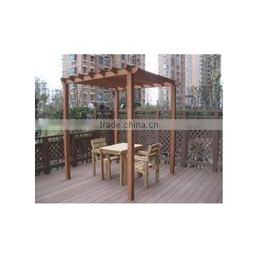 2016 Hot Sales Waterproof WPC Outdoor Pergola