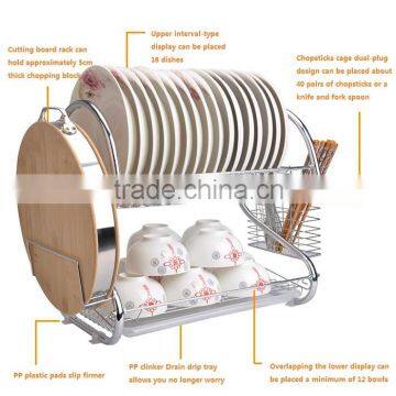 multifunctional dishes frame stainless steel draining rack