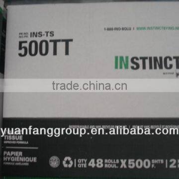 White Toilet Tissue Paper ,100%recycled Toilet Paper,tissue Toilet Paper Standard Rolls