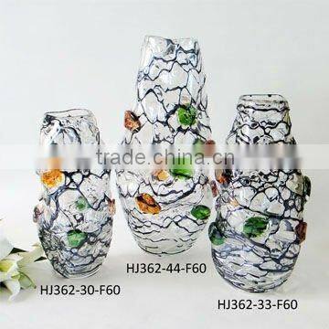 glassware with luster finish