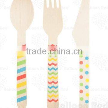 cheap disponsable wooden cutlery set wholesale hotsale