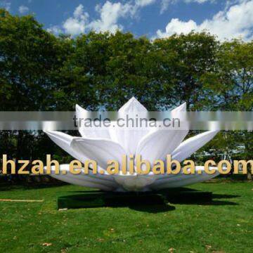 Giant White Inflatable Flowers Lotus for Outdoor Decoration