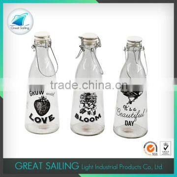 Wholesale Glass Oil Bottle Kitchenware Oil bottle with decal