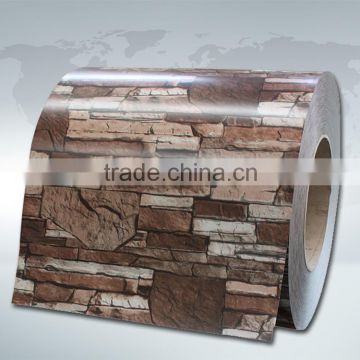 Top quality colorful brick grain prepainted steel coil