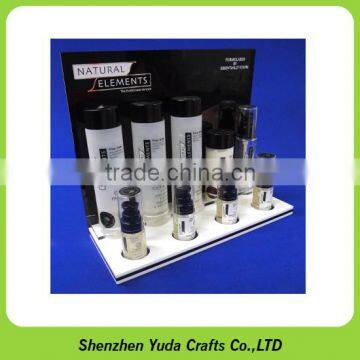 Wooden Mdf Holder Stands Acrylic Lipstick Stand Mdf Wood Cosmetic Display for Beauty Products photo-5