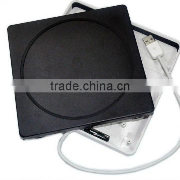 USB 2.0 Slim External Case Enclosure for 9.5mm SATA CD DVD Burner Drive