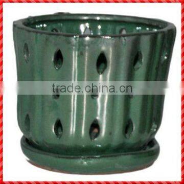 2013 novelty limited ceramic wholesale Orchid Pot