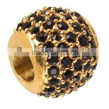 Stainless Steel Blue Crystal Beads for Wholesale