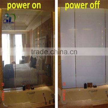 Magic smart glass film /smart film glass with high-tech for shower room